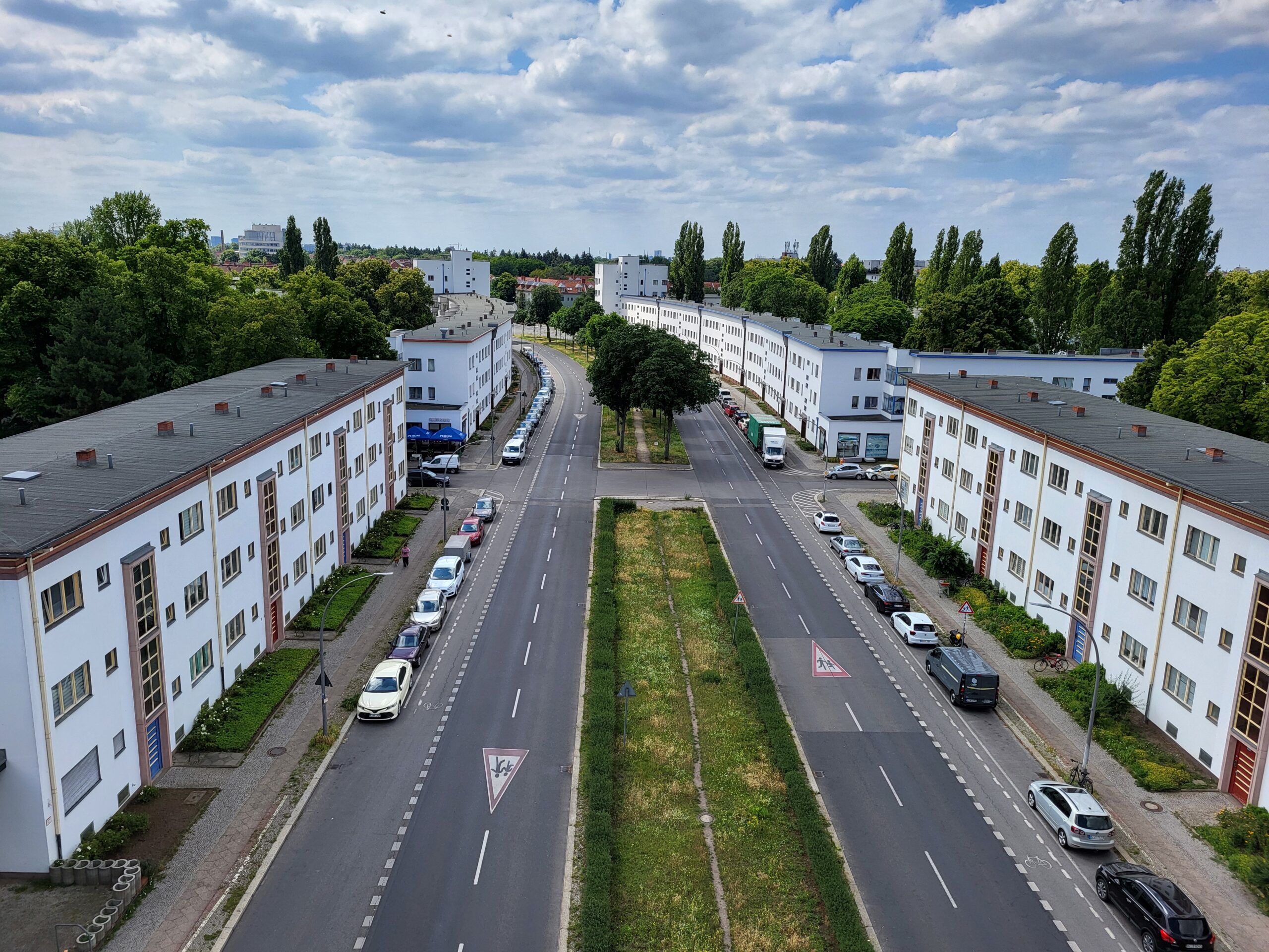 Museum Reinickendorf - Weiße Stadt, Blick vom Brückenhaus, Foto: Claudia Wasow-Kania © Museum Reinickendorf